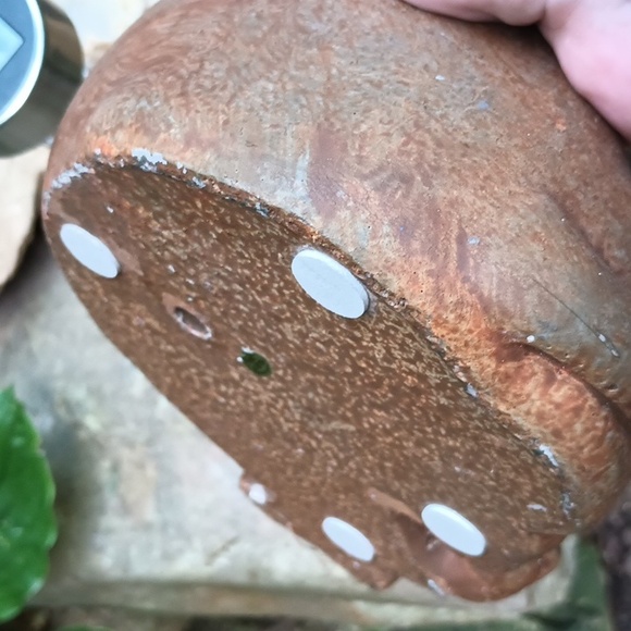 Dog Sleeping Heavy Planter Vintage w Drainage - Picture 6 of 10